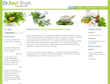 Tablet Screenshot of drravibhatt.com
